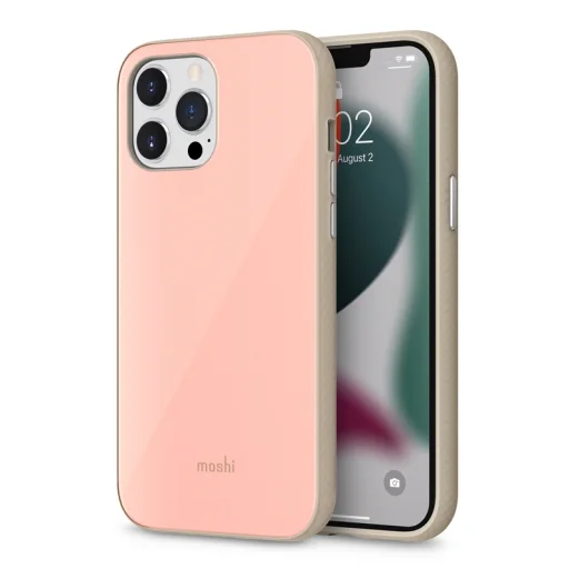 iPhone 13 Pro Max Moshi iGlaze prémium hibrid tok dahlia pink - 2