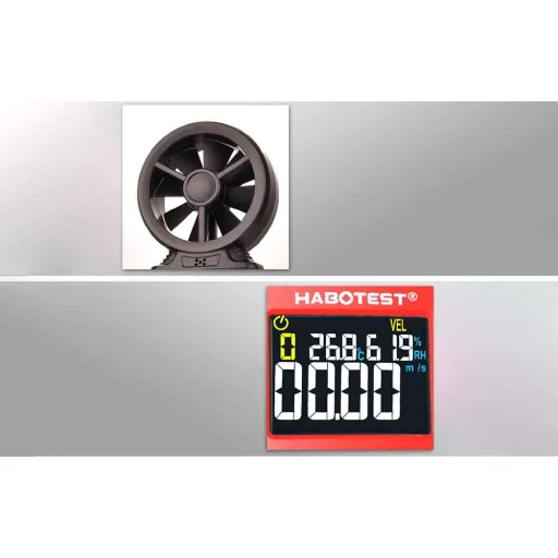 Habotest HT625B digitális szélmérő (USB) - 5