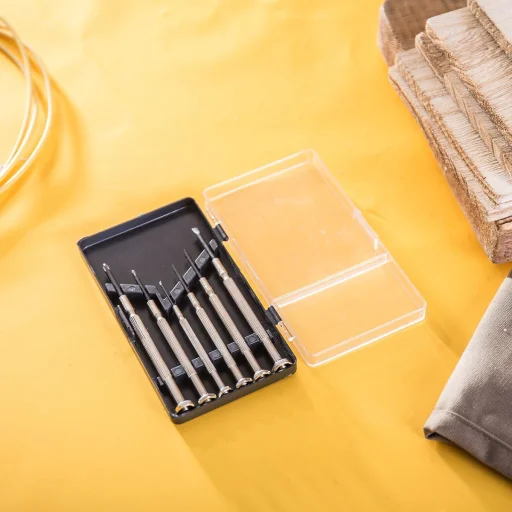 Deli Tools EDL3206 precíziós csavarhúzó készlet 6db-os - 8