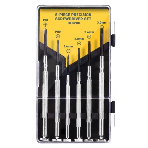 Deli Tools EDL3206 precíziós csavarhúzó készlet 6db-os - 1