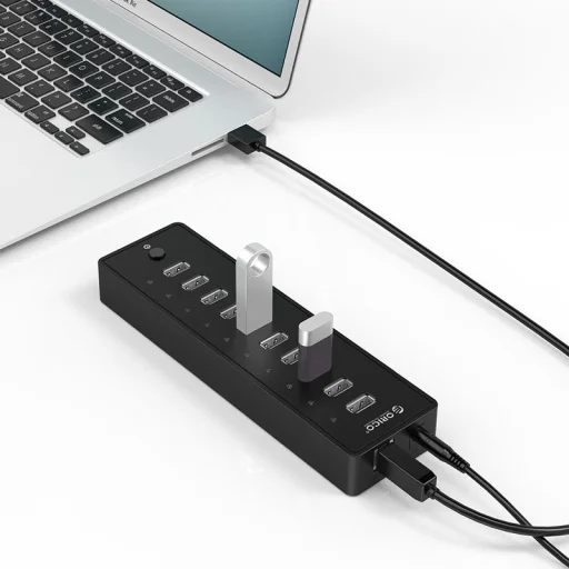 Orico 10 az 1-ben USB 2.0 HUB adapter - 4