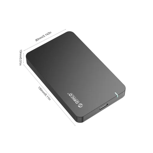 Orico külső ház, tok HDD / SSD 2,5'' + USB 3.0 Micro B 0.6m kábel - 5