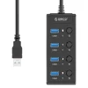 Orico USB 3.0 elosztó 4x HUB (fekete) thumbnail
