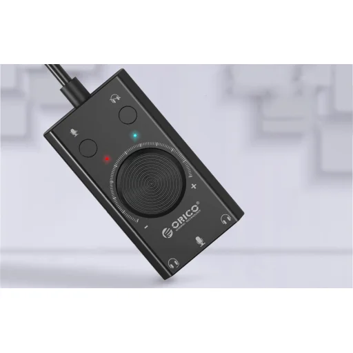 Orico multifunkciós USB 2.0 külső hangkártya, 10cm kábel - 10