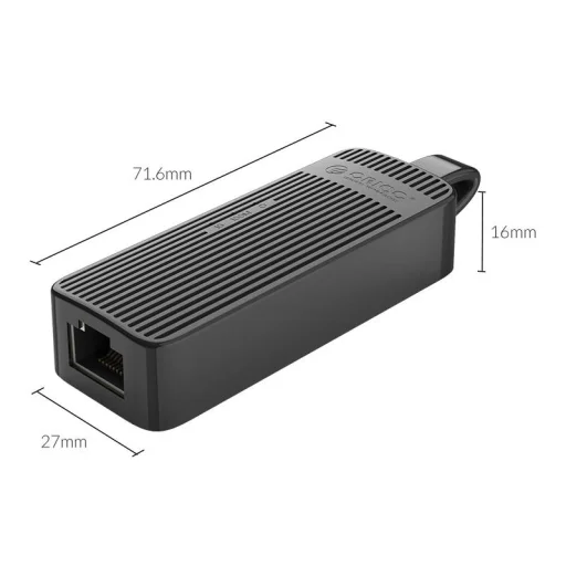 Orico USB - RJ45 hálózati adapter (fekete) - 2
