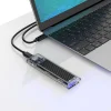 Orico külső ház SDD M.2, NVME, USB-C 3.1 Gen.2, 10Gbps (fekete) thumbnail