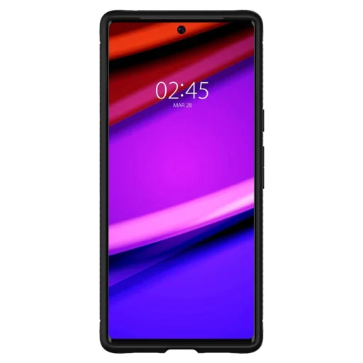 Google Pixel 6 Pro Spigen Rugged Armor tok matt fekete - 5