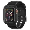 Apple Watch 4/5/6/7/8/SE (42/44/45mm) Spigen Rugged Armor Pro szíj és tok fekete - 2