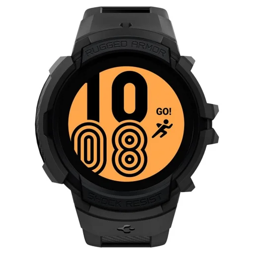 Samsung Galaxy Watch 4 40 mm Spigen Rugged Armor Pro szíj és tok szénszürke - 7