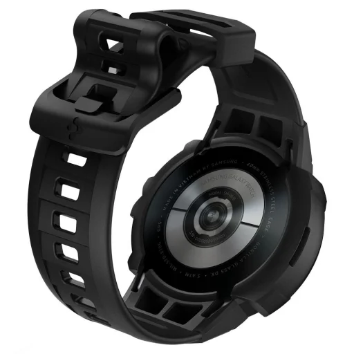 Samsung Galaxy Watch 4 40 mm Spigen Rugged Armor Pro szíj és tok szénszürke - 4