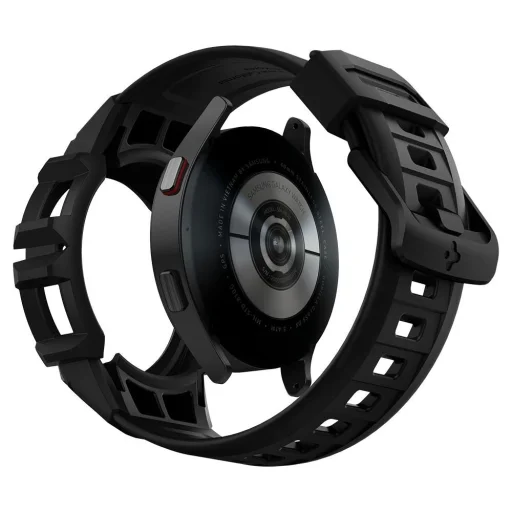 Samsung Galaxy Watch 4 40 mm Spigen Rugged Armor Pro szíj és tok szénszürke - 6