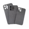 iPhone 13 Pro Max karbon mintás TPU tok fekete színben thumbnail