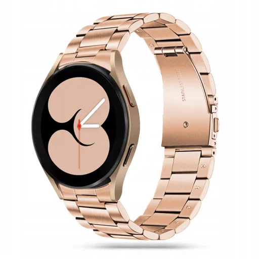 Samsung Galaxy Watch 4 40 / 42 / 44 / 46 mm Tech-protect Stainless Szíj blush gold - 1