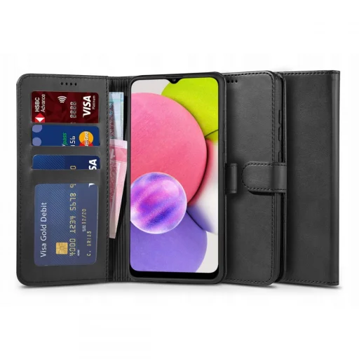 Samsung Galaxy A03S Tech-Protect Wallet 2 fliptok fekete - 1