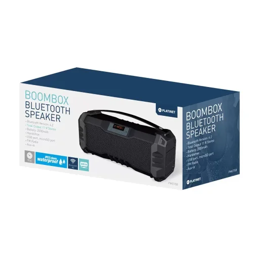 Platinet Bluetooth hangszóró fekete (PMG75B) - 2