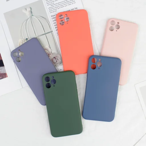 iPhone 13 Pro szilikon tok sötétkék színben - 4