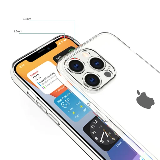 iPhone 13 Pro Max átlátszó szilikon tok 2mm - 7