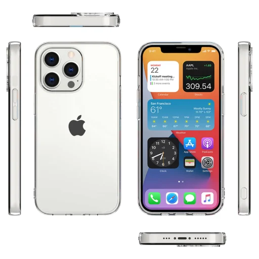 iPhone 13 Pro Max átlátszó szilikon tok 2mm - 3