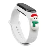 Strap Xmas karácsonyi óraszíj Xiaomi Mi Band 4 / Mi Band 3 fehér hóember thumbnail