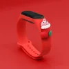 Strap Xmas karácsonyi óraszíj Xiaomi Mi Band 4 / Mi Band 3 piros Mikulás csizma thumbnail