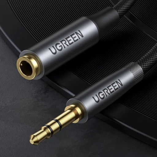 Ugreen AV190 AUX Jack audio adapter 3.5mm 1m fekete - 8