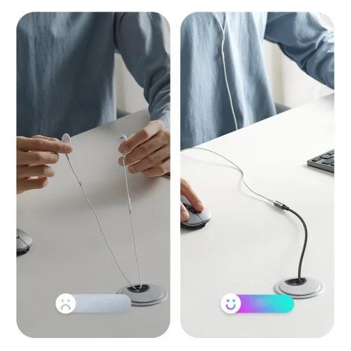 Ugreen AV190 AUX Jack audio adapter 3.5mm 1m fekete - 3