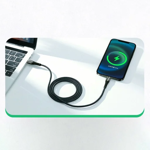 Joyroom USB Type C - Lightning kábel PD 20W 2.4A 1.2m piros (S-1224K2) - 8