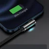 Baseus Legend 90 fokban döntött USB - Lightning kábel 2.4A 1m kék (CACS000103) thumbnail