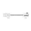 Baseus Legend 90 fokban döntött USB - Lightning kábel 2.4A 1m kék (CACS000103) thumbnail