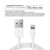 Choetech MFI USB - Lightning töltő kábel 1.2m white thumbnail