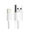Choetech MFI USB - Lightning töltő kábel 1.2m white thumbnail