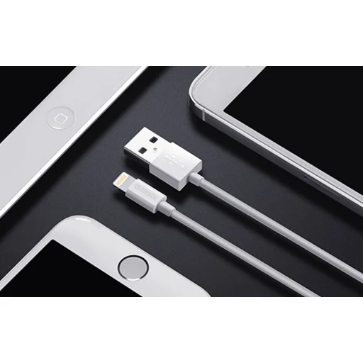 Choetech MFI USB - Lightning töltő kábel 1.2m white - 8