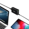 Choetech Hálózati töltő adapter 4x USB / 1x USB Type C 60W PD fekete (Q34U2Q-EU) thumbnail