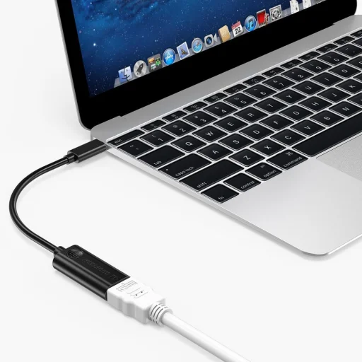 Choetech Egyirányú kábel adapter USB Type-C - Thunderbolt 3 (kimenet) - HDMI 2.0 4K@60Hz (aljzat) fekete (HUB-H04BK) - 5