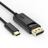 Choetech Egyirányú USB Type-C - Display Port 4K 1.8m fekete (XCP-1801BK) thumbnail
