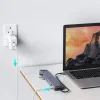 Choetech 11in1 HUB adapter USB Type-C 100W PD szürke (HUB-M20) thumbnail