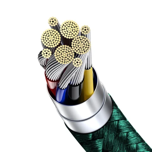 Baseus USB Type C - USB Type C kábel 100W (20V / 5A) PD kijelzővel 2m zöld (CATSK-C06) - 7