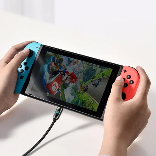 Baseus USB Type C - USB Type C kábel 100W (20V / 5A) PD kijelzővel 2m zöld (CATSK-C06) - 4