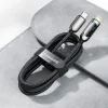 Baseus USB Type C - Lightning kábel 20W PD kijelzővel 1m fekete (CATLSK-01) thumbnail