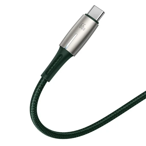 Baseus Cafule Series Metal USB - USB Type-C 66W kábel 25cm fekete (CAKF000001) - 4