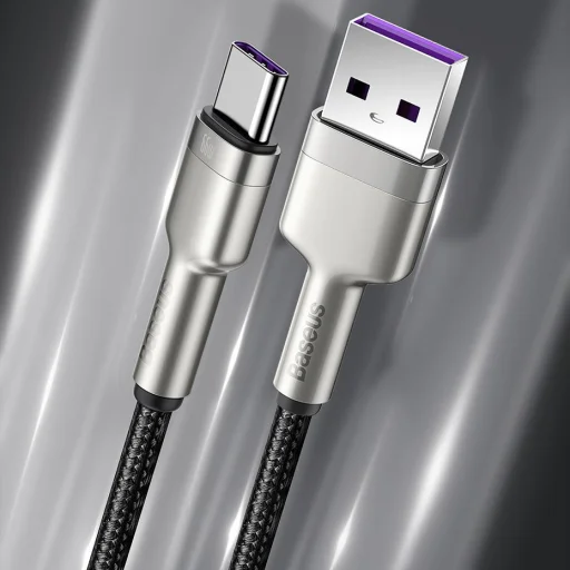 Baseus Cafule Series Metal USB - USB Type-C 66W kábel 1m fekete (CAKF000101) - 3