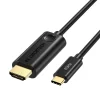 Choetech Egyirányú adapter kábel USB Type-C - HDMI 2.0 4K 60Hz 1.8m fekete (CH0019) thumbnail