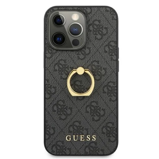 iPhone 13 Pro Guess 4G Ring tok szürke (GUHCP13L4GMRGR) - 4