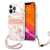 iPhone 13 Pro Max Guess TPU Marble Stripe tok rózsaszín (GUHCP13XKMABPI) thumbnail