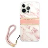iPhone 13 Pro Max Guess TPU Marble Stripe tok rózsaszín (GUHCP13XKMABPI) thumbnail