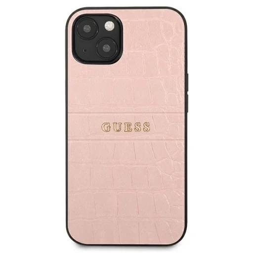 iPhone 13 mini Guess GUHCP13SPCRBPI Croco tok pink - 5