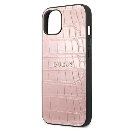 iPhone 13 mini Guess GUHCP13SPCRBPI Croco tok pink - 7