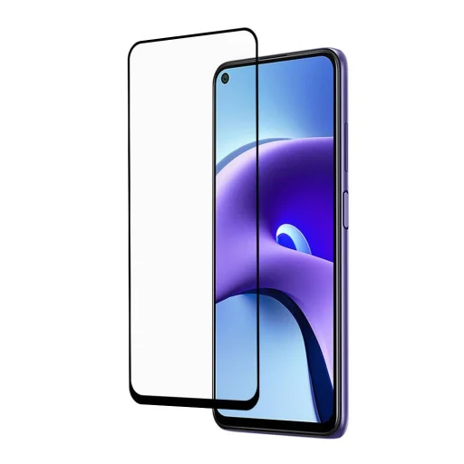 Xiaomi Redmi Note 9T 5G 5D Full Glue kijelzővédő üvegfólia fekete - 8