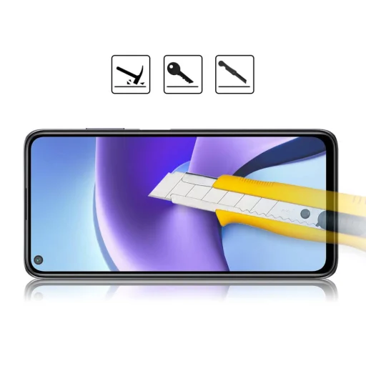 Xiaomi Redmi Note 9T 5G 5D Full Glue kijelzővédő üvegfólia fekete - 5