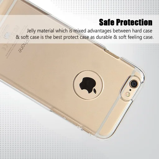 iPhone 6 / 6s Mercury Jelly szilikon tok átlátszó - 4
